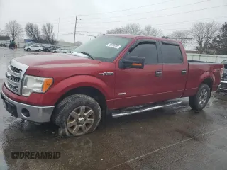 2013 Ford F-150 XL with VIN 1FTFW1ET5DKD49974, listed as a Copart auction lot 45176105 with 296,905 mi miles and Clean Title. Bid and sale history available at carsss.com. Image 1.