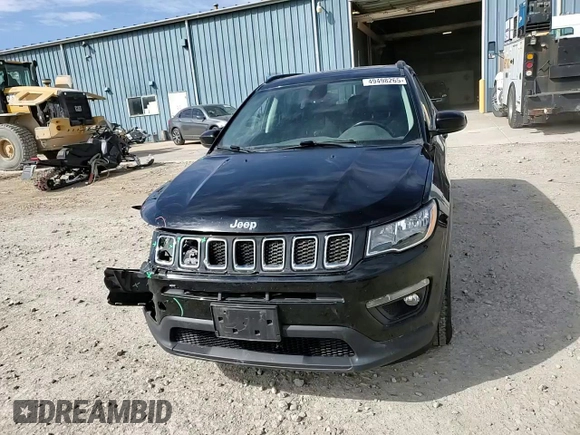 2018 Jeep Compass Latitude with VIN 3C4NJDBB7JT320932, listed as a Copart auction lot 49498265 with 70,829 mi miles and Salvage Title. Bid and sale history available at carsss.com. Image 12.