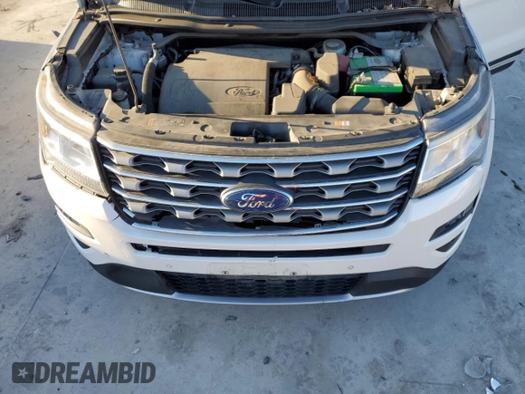 2017 Ford Explorer XLT with VIN 1FM5K7D86HGC65626, listed as a Copart auction lot 46083775 with 118,455 mi miles and Salvage Title. Bid and sale history available at carsss.com. Image 12.