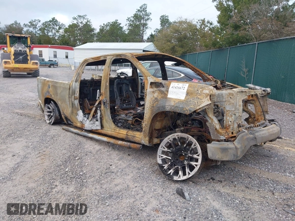 2023 Chevrolet Silverado 1500 RST with VIN 1GCUDEEL0PZ228625, listed as a IAAI auction lot 41416672 with Not Provided miles and . Bid and sale history available at DreamBid. Image 1.