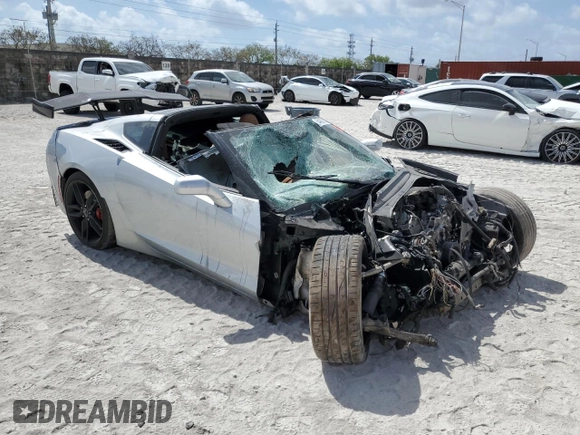 2015 Chevrolet Corvette Z51 3LT с VIN 1G1YM2D77F5100286, выставлен на аукционе Copart как лот 54350585 с пробегом Не указан миль и На запчасти • Non repairable. История ставок и продаж доступна на DreamBid. Изображение 4.
