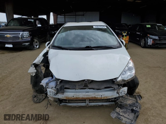 2014 Toyota Prius One with VIN JTDKDTB39E1560851, listed as a Copart auction lot 49844525 with 165,219 mi miles and Salvage Title. Bid and sale history available at DreamBid. Image 5.