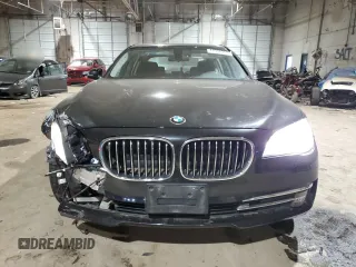 2015 BMW 7 Series 740Li xDrive with VIN WBAYF4C55FG291706, listed as a Copart auction lot 41992355 with 76,483 mi miles and Salvage Title. Bid and sale history available at carsss.com. Image 5.