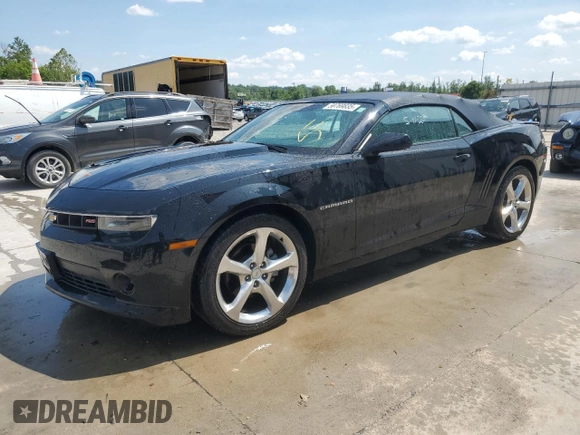 2014 Chevrolet Camaro LT with VIN 2G1FC3D31E9176410, listed as a Copart auction lot 58769835 with 51,304 mi miles and Salvage title. Bid and sale history available at DreamBid. Image 1.
