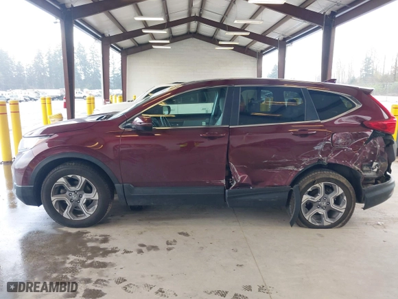 2017 Honda CR-V EX-L with VIN 2HKRW2H84HH672198, listed as a IAAI auction lot 41950307 with 94,768 mi miles. Bid and sale history available at carsss.com. Image 14.