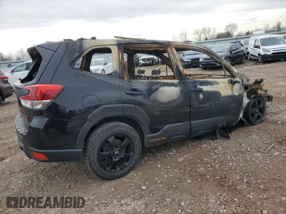 2023 Subaru Forester Wilderness with VIN JF2SKAMC5PH444744, listed as a Copart auction lot 80425134 with 0 mi miles and Non Repairable. Bid and sale history available at carsss.com. Image 3.