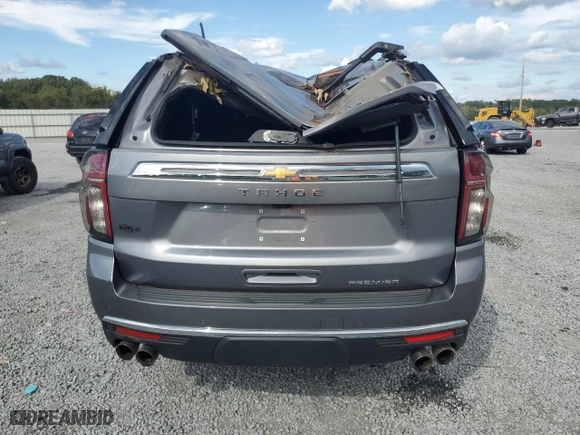 2021 Chevrolet Tahoe Premier with VIN 1GNSKSKD6MR217835, listed as a Copart auction lot 73869994 with 41,069 mi miles and Salvage Title. Bid and sale history available at carsss.com. Image 6.