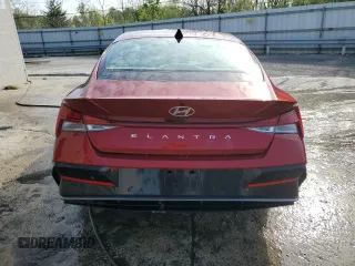 2025 Hyundai Elantra SEL Convenience with VIN KMHLS4DG3SU862593, listed as a Copart auction lot 55407335 with 13,935 mi miles and Clean Title. Bid and sale history available at DreamBid. Image 6.