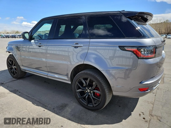 2022 Land Rover Range Rover Sport SVR с VIN SALWZ2RE2NA239229, выставлен на аукционе Copart как лот 51290985 с пробегом 15 952 миль миль и Списание • Salvage title. История ставок и продаж доступна на DreamBid. Изображение 2.