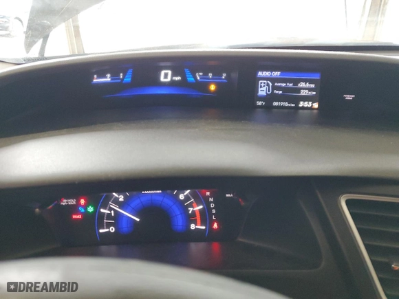 2014 Honda Civic Sedan LX with VIN 19XFB2F58EE205390, listed as a Copart auction lot 51830745 with 81,918 mi miles and Salvage Title. Bid and sale history available at carsss.com. Image 9.