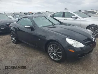 2008 Mercedes-Benz SLK-Class 3.5L with VIN WDBWK56F38F182216, listed as a Copart auction lot 74959864 with 0 mi miles and Salvage Title. Bid and sale history available at carsss.com. Image 4.