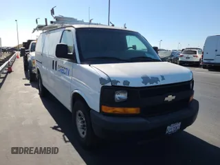 2013 Chevrolet Express Cargo with VIN 1GCWGFCA6D1142155, listed as a IAAI auction lot 42670323 with 213,723 mi miles and . Bid and sale history available at DreamBid. Image 15.