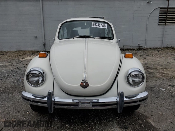 1972 Volkswagen Beetle with VIN 1122267969, listed as a Copart auction lot 61248775 with 39,057 mi miles and Salvage title. Bid and sale history available at DreamBid. Image 5.