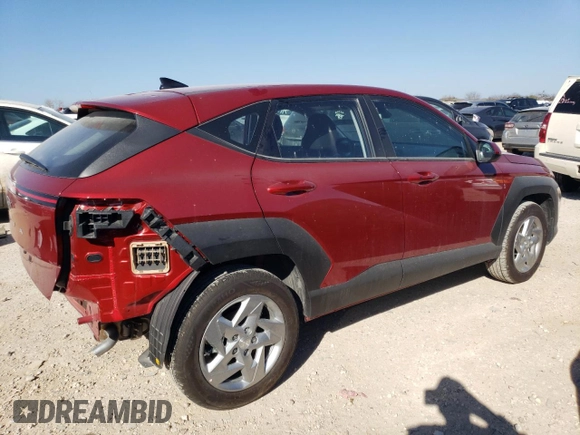 2025 Hyundai Kona SE with VIN KM8HA3AB9SU216583, listed as a Copart auction lot 42976845 with 731 mi miles and Salvage Title. Bid and sale history available at DreamBid. Image 3.