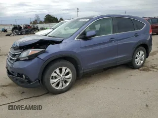 2012 Honda CR-V EX-L with VIN JHLRM4H70CC005483, listed as a Copart auction lot 51521135 with 47,212 mi miles and Salvage Title. Bid and sale history available at carsss.com. Image 1.