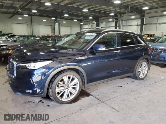 2021 Infiniti QX50 Essential с VIN 3PCAJ5CB9MF113299, выставлен на аукционе Copart как лот 41742795 с пробегом 40 258 миль миль и Списание • Salvage title. История ставок и продаж доступна на DreamBid. Изображение 1.