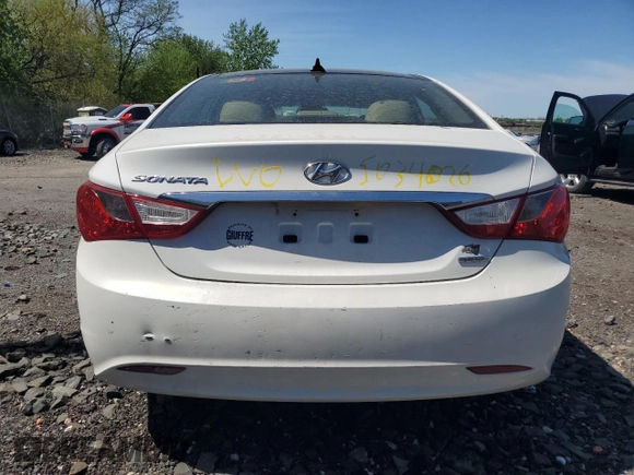 2012 Hyundai Sonata Limited with VIN 5NPEC4AC0CH434116, listed as a Copart auction lot 55217325 with 128,011 mi miles and Salvage Title. Bid and sale history available at DreamBid. Image 6.