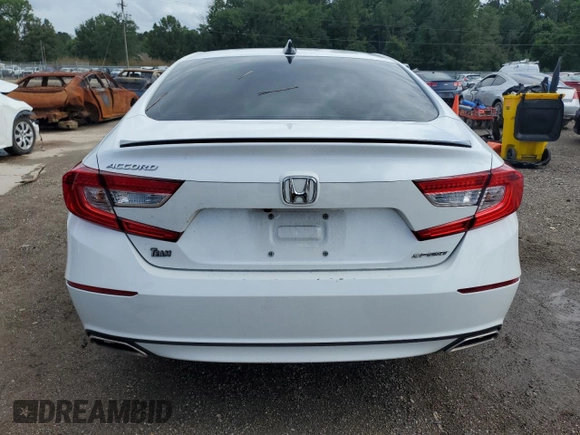 2021 Honda Accord Sport with VIN 1HGCV1F32MA099721, listed as a Copart auction lot 61086495 with 82,218 mi miles and Salvage title. Bid and sale history available at DreamBid. Image 6.
