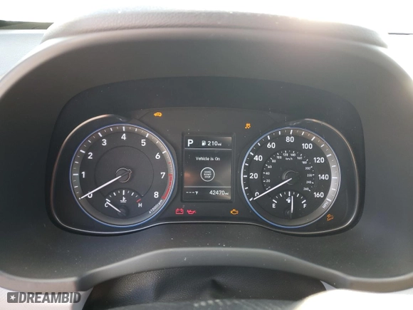 2020 Hyundai Kona SEL with VIN KM8K22AA3LU590225, listed as a Copart auction lot 48035005 with 42,470 mi miles and Salvage Title. Bid and sale history available at carsss.com. Image 9.
