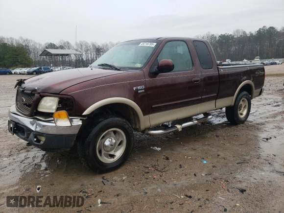 2000 Ford F-150 XL with VIN 1FTRX18L4YNA99427, listed as a Copart auction lot 49718795 with 0 mi miles and Salvage Title. Bid and sale history available at carsss.com. Image 1.