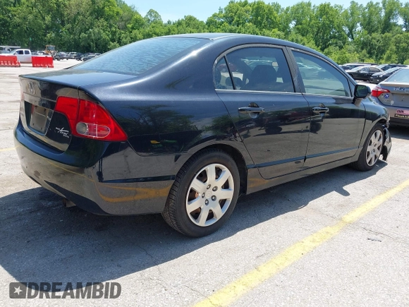 2008 Honda Civic LX with VIN 1HGFA16598L084685, listed as a IAAI auction lot 42254080 with 178,559 mi miles and . Bid and sale history available at DreamBid. Image 4.