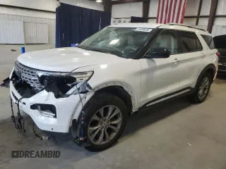 2022 Ford Explorer Limited with VIN 1FMSK8FH7NGB19320, listed as a Copart auction lot 51038435 with 62,824 mi miles and Salvage Title. Bid and sale history available at carsss.com. Image 1.