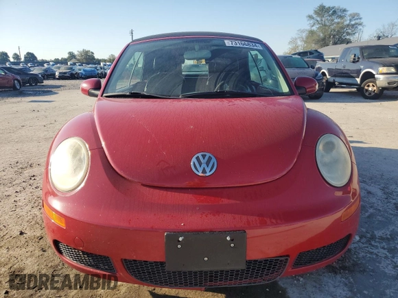 2007 Volkswagen Beetle with VIN 3VWRF31YX7M420171, listed as a Copart auction lot 80837794 with 156,327 mi miles and Non Repairable. Bid and sale history available at DreamBid. Image 5.