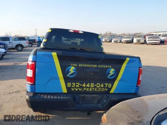 2020 Ford F-150 XL with VIN 1FTEW1CP6LKD42922, listed as a IAAI auction lot 41698709 with 131,218 mi miles. Bid and sale history available at carsss.com. Image 16.