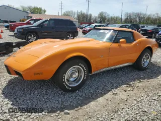 1977 Chevrolet Corvette with VIN 1Z37X7S446784, listed as a Copart auction lot 54176595 with 53,535 mi miles and Clean title. Bid and sale history available at DreamBid. Image 1.