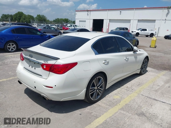 2017 Infiniti Q50 Signature Edition with VIN JN1EV7AP5HM741649, listed as a IAAI auction lot 42500627 with 100,239 mi miles and . Bid and sale history available at DreamBid. Image 4.
