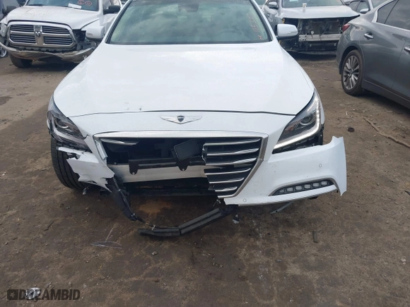 2016 Hyundai Genesis 3.8L with VIN KMHGN4JE7GU115307, listed as a IAAI auction lot 41457690 with 55,515 mi miles. Bid and sale history available at carsss.com. Image 6.