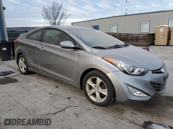 2013 Hyundai Elantra Coupe GS with VIN KMHDH6AE6DU002725, listed as a Copart auction lot 87509195 with 144,989 mi miles and Clean Title. Bid and sale history available at carsss.com. Image 4.