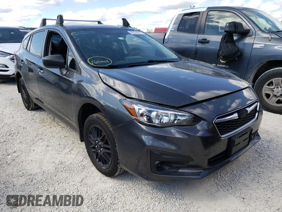 2019 Subaru Impreza with VIN 4S3GTAA68K1756963, listed as a Copart auction lot 65578872 with 34,906 mi miles. Bid and sale history available at carsss.com. Image 1.