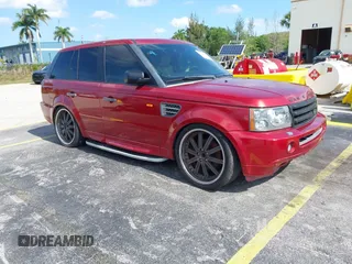 2008 Land Rover Range Rover Sport HSE with VIN SALSK25468A145794, listed as a IAAI auction lot 42211204 with 172,241 mi miles and . Bid and sale history available at DreamBid. Image 1.