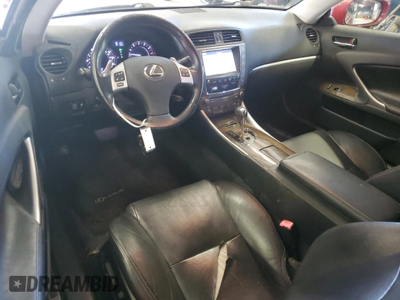 2012 Lexus IS 250 C with VIN JTHFF2C29C2526040, listed as a Copart auction lot 71417364 with 153,210 mi miles and Salvage title. Bid and sale history available at DreamBid. Image 8.