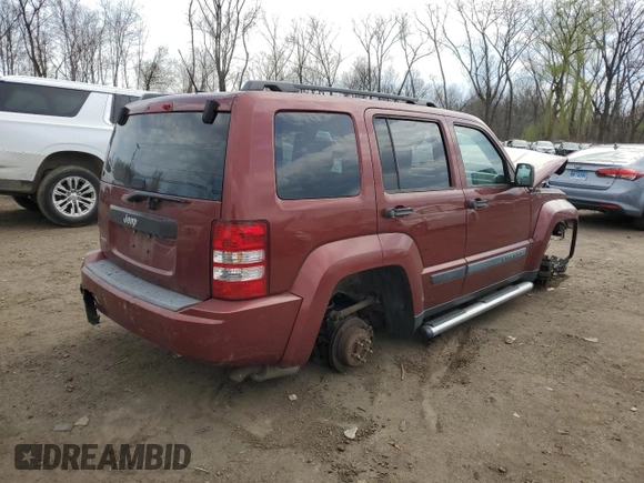 2009 Jeep Liberty Sport with VIN 1J8GN28K89W512030, listed as a Copart auction lot 53563835 with 0 mi miles and Salvage Title. Bid and sale history available at carsss.com. Image 3.