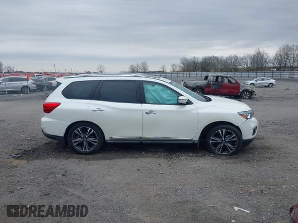 2017 Nissan Pathfinder S with VIN 5N1DR2MN4HC612538, listed as a IAAI auction lot 41699407 with 63,762 mi miles and . Bid and sale history available at DreamBid. Image 13.