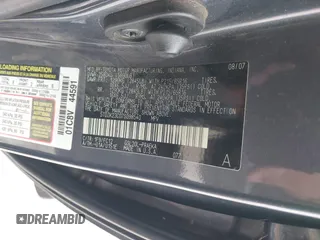 2007 Toyota Sienna CE with VIN 5TDZK23C07S098540, listed as a IAAI auction lot 41760949 with 210,853 mi miles. Bid and sale history available at carsss.com. Image 9.
