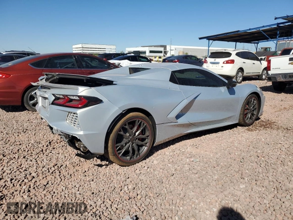 2024 Chevrolet Corvette 2LT z VIN 1G1YB3D42R5112349, wystawiony jako Copart lot #77678864 z przebiegiem 1 865 mil mil oraz Szkoda całkowita • Salvage title. Historia ofert i sprzedaży dostępna na DreamBid. Obrazek 3.