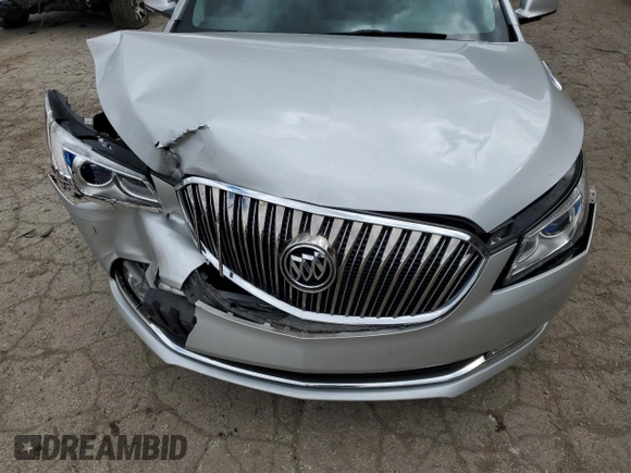 2014 Buick LaCrosse Leather with VIN 1G4GC5G39EF165516, listed as a Copart auction lot 53138105 with 56,715 mi miles and Clean title. Bid and sale history available at DreamBid. Image 12.