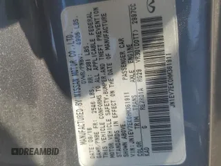 2017 Infiniti Q60 Premium with VIN JN1EV7EK0HM361911, listed as a Copart auction lot 59539525 with Not provided miles and Salvage title. Bid and sale history available at DreamBid. Image 12.