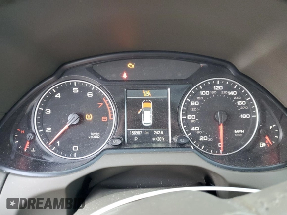 2011 Audi Q5 Prestige with VIN WA1WKAFP6BA009887, listed as a Copart auction lot 88650505 with 156,987 mi miles and Salvage title. Bid and sale history available at DreamBid. Image 9.