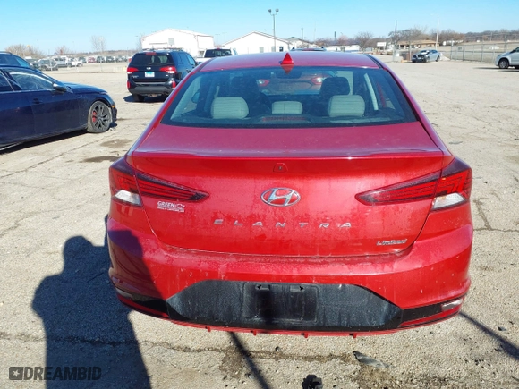 2019 Hyundai Elantra SEL with VIN 5NPD84LF1KH416064, listed as a IAAI auction lot 41427740 with 89,740 mi miles. Bid and sale history available at carsss.com. Image 17.