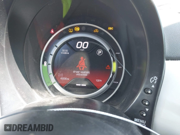 2015 FIAT 500e с VIN 3C3CFFGE9FT507138, выставлен на аукционе IAAI как лот 42625560 с пробегом 45 930 миль миль и . История ставок и продаж доступна на DreamBid. Изображение 13.