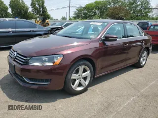 2013 Volkswagen Passat SE с VIN 1VWBH7A33DC014625, выставлен на аукционе Copart как лот 59731215 с пробегом 183 938 миль миль и Списание • Salvage title. История ставок и продаж доступна на DreamBid. Изображение 1.