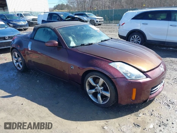 2006 Nissan 350Z Touring with VIN JN1AZ36A96M455980, listed as a IAAI auction lot 41620876 with 140,262 mi miles. Bid and sale history available at carsss.com. Image 1.