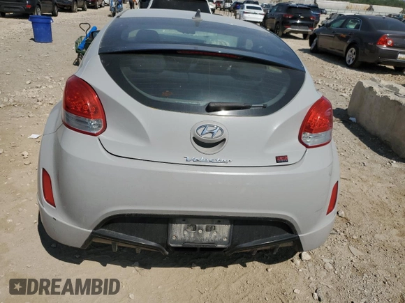 2013 Hyundai Veloster w/Gray Int with VIN KMHTC6AD0DU126717, listed as a Copart auction lot 65536944 with 89,662 mi miles and Salvage title. Bid and sale history available at DreamBid. Image 6.