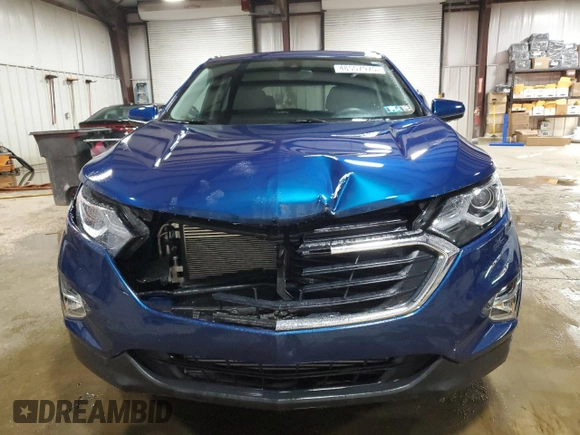 2021 Chevrolet Equinox LT with VIN 3GNAXUEV3ML383136, listed as a Copart auction lot 48557975 with 15,395 mi miles and Salvage Title. Bid and sale history available at DreamBid. Image 5.