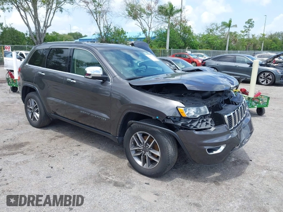 2020 Jeep Grand Cherokee Limited with VIN 1C4RJEBG1LC265105, listed as a IAAI auction lot 42485989 with 130,726 mi miles and . Bid and sale history available at DreamBid. Image 1.