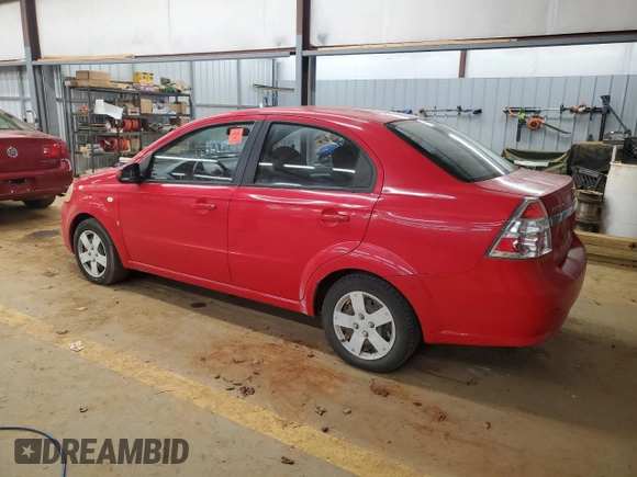 2007 Chevrolet Aveo LS z VIN KL1TD566X7B168714, wystawiony jako Copart lot #47942785 z przebiegiem 116 010 mil mil oraz Szkody całkowita. Historia ofert i sprzedaży dostępna na DreamBid. Obrazek 2.